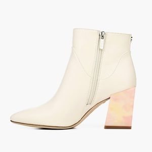 CIRCUS BY SAM EDELMAN — HALSEY MODERN WESTERN ANKLE BOOTS, CHUNKY HEEL, US 7